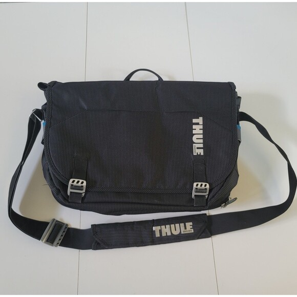 Thule x Messenger Bag Padded Transit Work Crossbody Laptop - Picture 1 of 14